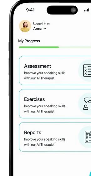 Izzy AI mobile application screen